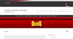 Desktop Screenshot of casperhockey.com